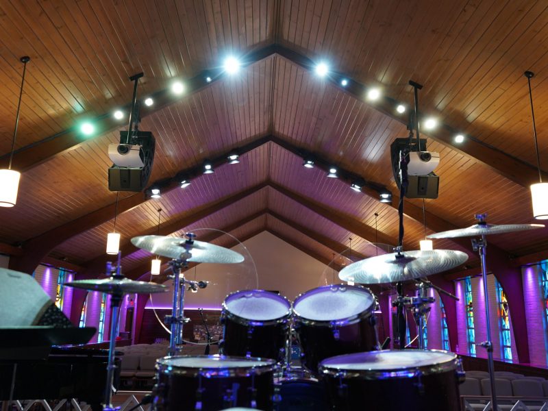 _First Grapevine church extra light
